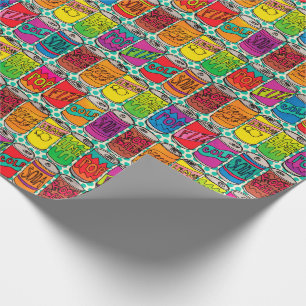 Papel De Presente Latas do pop de soda