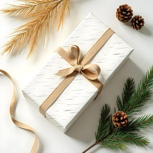 Papel De Presente Latido Branco de Madeira Textura de árvore