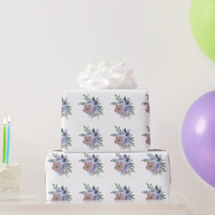 Papel De Presente Lavanda adorável em Buquê