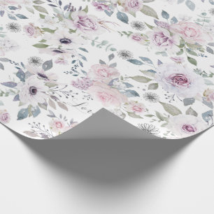 Papel De Presente Lavanda Amor