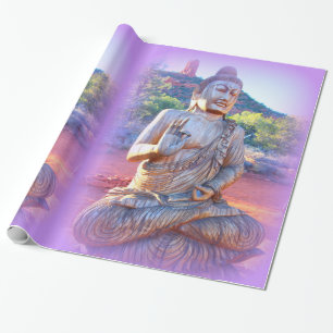 Papel De Presente lavanda aura buddha