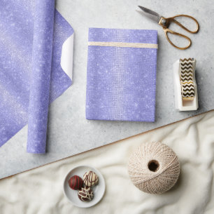 Papel De Presente Lavanda Glitter Pixel Sparkle Party