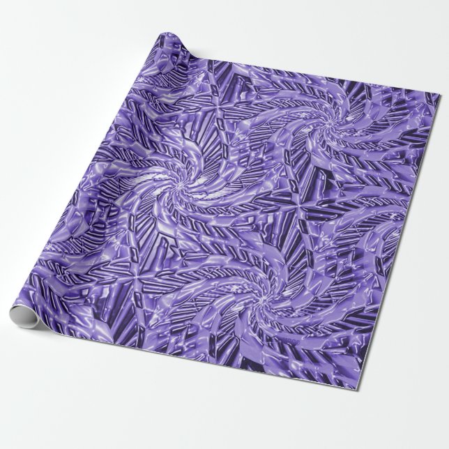 Papel De Presente Lavanda Lusciosa.... (Desenrolado)