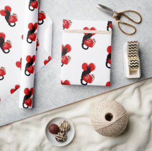 Papel De Presente Le Chat Noir Dia de os namorados