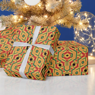 Papel De Presente Legal Modern Kente Design