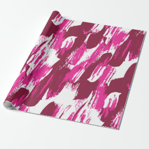 Papel De Presente Legal pincel rosa trava padrão uniforme moderno