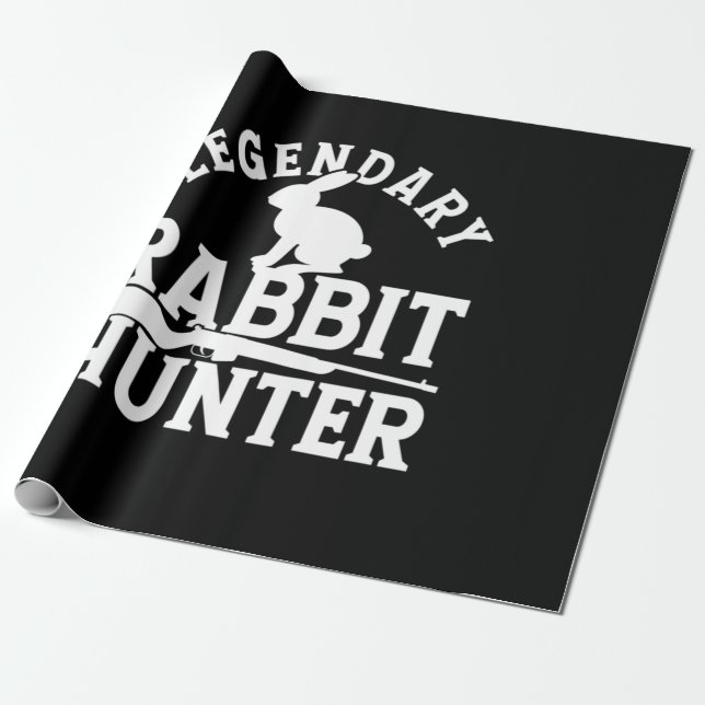 Papel De Presente Legendário Caçador de Coelhos (Desenrolado)