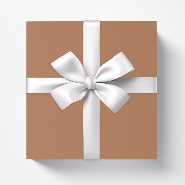 Papel De Presente Leite sólido chocolate castanho (Criador carregado)