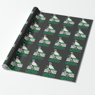 Papel De Presente Leitura Engraçada Leitura Mower Grass