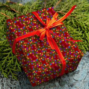 Papel De Presente Leituras de Natal coloridas Belo padrão moderno