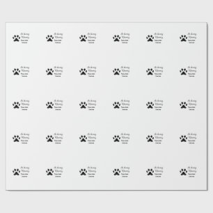Papel De Presente Lembrança memorial em memória carinhosa adicione o