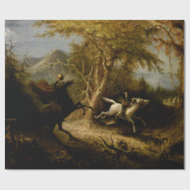 Papel De Presente Lenda do Fantasma do Cavaleiro Sem Cabeça do Hallo