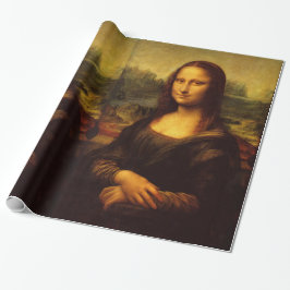 Papel De Presente Leonardo Da Vinci Mona Lisa Pintura De Arte Bela