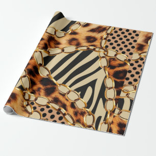 Papel De Presente Leopard Pattern, Leopard Print, Animal print,