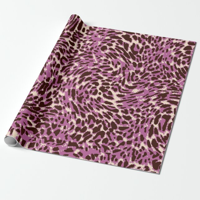 Papel De Presente Leopard Pattern, Leopard Print, Animal print,  (Desenrolado)