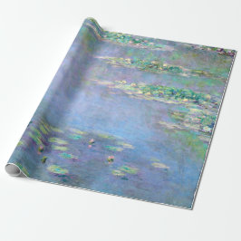 Papel De Presente Les Ninfheas Water Lily Claude Monet Fine Art