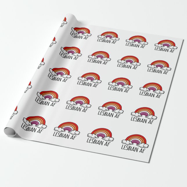 PAPEL DE PRESENTE LÉSBICA AF (Desenrolado)
