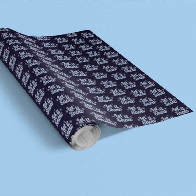 Papel De Presente Let It Snow (Criador carregado)