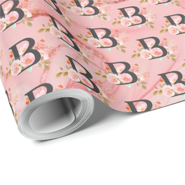 Papel De Presente Letra B (Ponta do rolo)