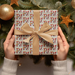 Papel De Presente Letra Festiva Elf de Natal Gelado R