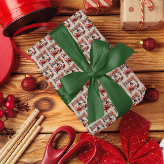 Papel De Presente Letra Festiva Festiva Festiva de Natal Bonita F