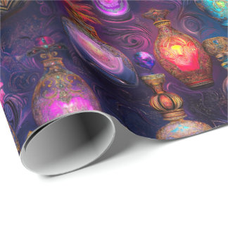 Papel De Presente Leuchtend und Geheimnisvoll. Parfüm zu verschenken