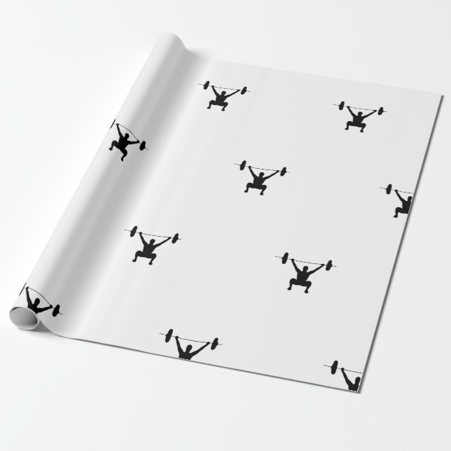 Papel De Presente Levantamento de peso (Desenrolado)