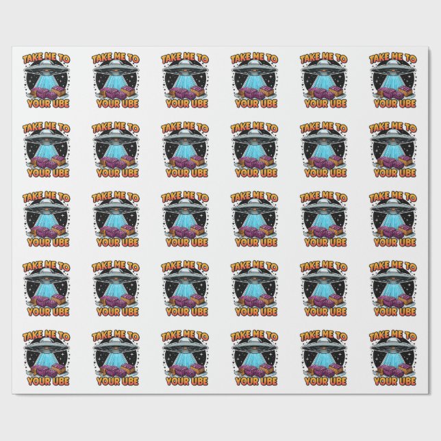Papel De Presente Leve-me ao Seu Ube (Aberto)