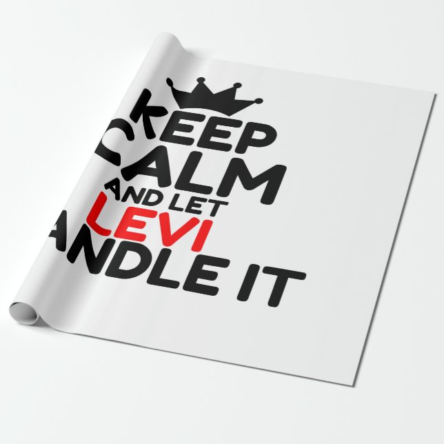 PAPEL DE PRESENTE LEVI (Desenrolado)