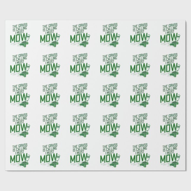 Papel De Presente Lewn Mower (Aberto)