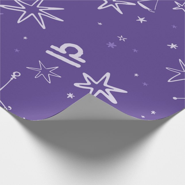 Papel De Presente Libra Zodiac Wraping Paper (Ponta)