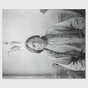 Papel De Presente Líder da Lakota Sentando o Bull Índio Nativo Ameri