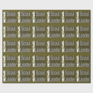 Papel De Presente Líder de escoteiro PERSONALIZADO
