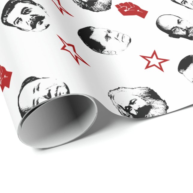 Papel De Presente Líderes Comunistas (Ponta do rolo)