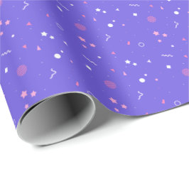 Papel De Presente Lilac Bliss Aniversário Wrapping Paper