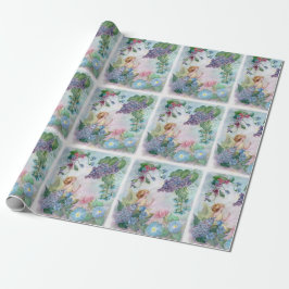 Papel De Presente Lilac Faerie Ilustrada