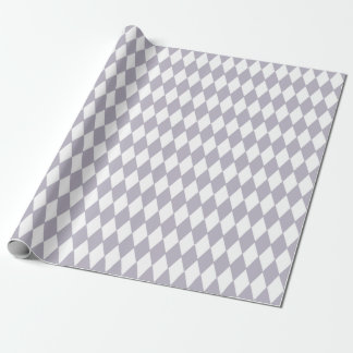 Papel De Presente Lilac francês & branco do Harlequin do país