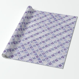 Papel De Presente Lilac Pearl Roxo Sereia   