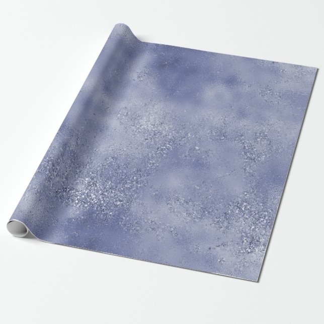 Papel De Presente Lilac Purple Glitter Glitz brilho (Desenrolado)