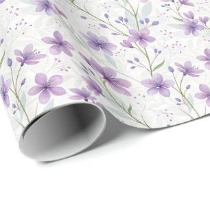Papel De Presente Lilac Roxo