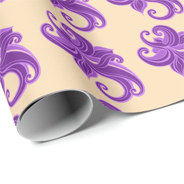 Papel De Presente Lilac Tones (Ponta do rolo)