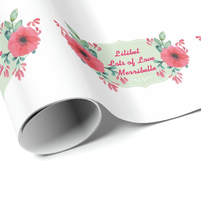 Papel De Presente Lilibet Chamado Gift Wrap - vários designs (Ponta do rolo)