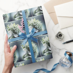 Papel De Presente Lily do Buquê de Casamento do Vale