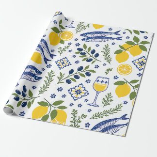 Papel de Presente Limão Costeiro