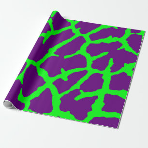 Papel De Presente Limão Giraffe Impressão