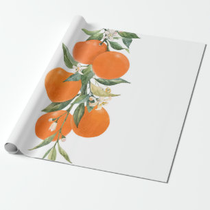 Papel De Presente Limão-laranja fruta de citrinos