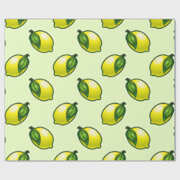 Papel De Presente Limão Summertime