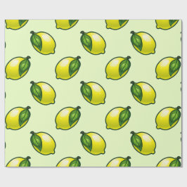Papel De Presente Limão Summertime