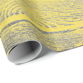 Papel De Presente Limonada Italiana Amarelo Cinza Prata Madeira Desg