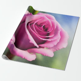 Papel De Presente Linda Coleção Moderna Rosa Rosa de Cobra Rosa Rosa